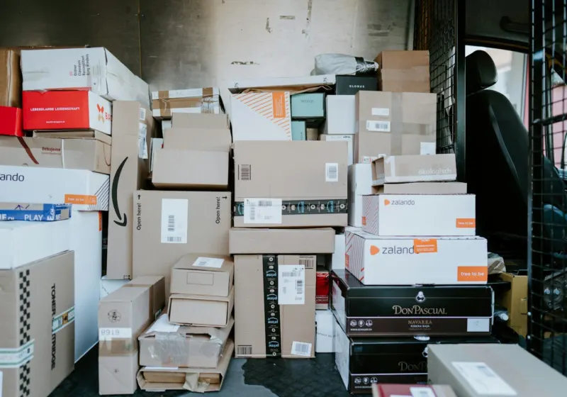 Parcels ready for dispatch